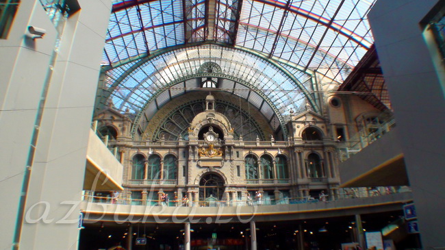 Ж/д вокзал в Антверпене