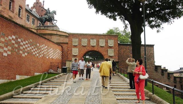 Гербовые ворота Королевского замка (фото взято с Яндекса)