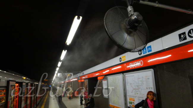 Вентилятор в метро