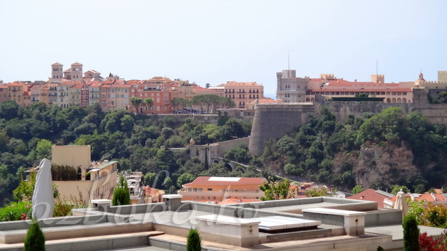 Княжеский дворец (справа), Монако-Вилль (слева)