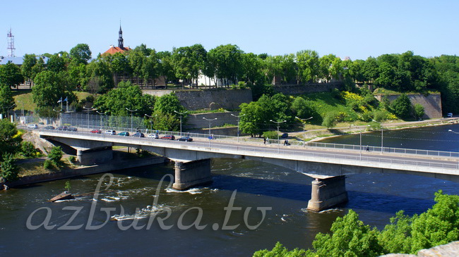 Мост между Россией и Эстонией