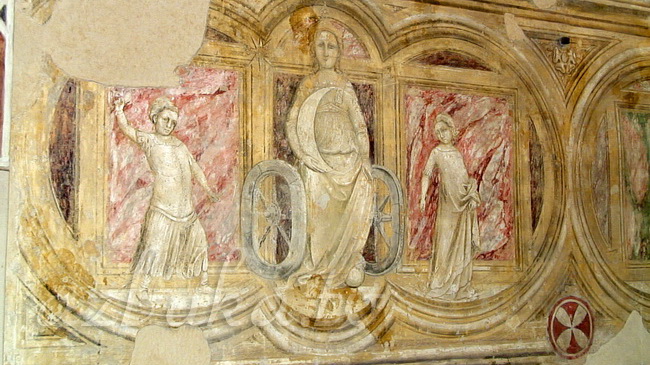 Фреска в церкви Эремитани