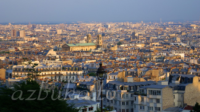 Париж (со смотровой площадки у Сакре-Кёр)