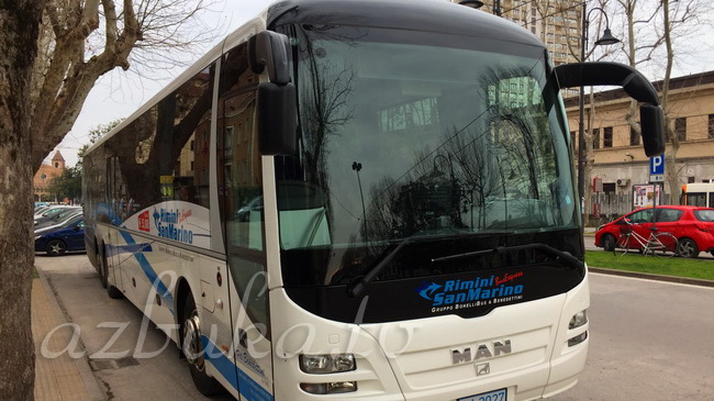 Автобус в Сан-Марино